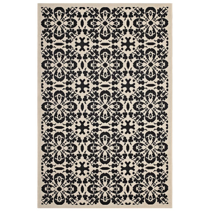 Modway Ariana Vintage Floral Trellis Indoor and Outdoor Area Rug | Rugs | Modishstore-2