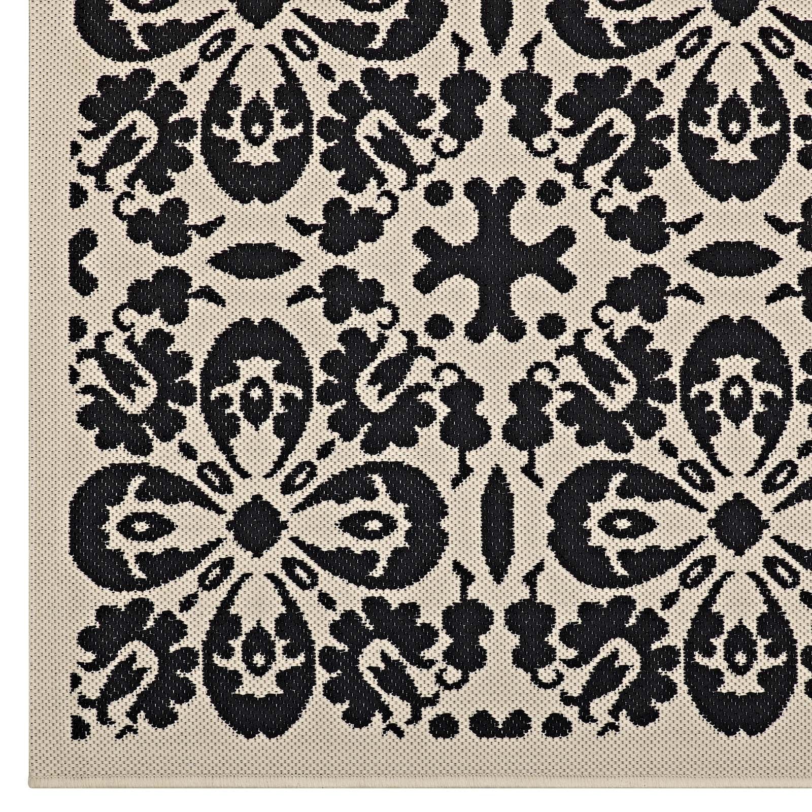 Modway Ariana Vintage Floral Trellis Indoor and Outdoor Area Rug | Rugs | Modishstore-7