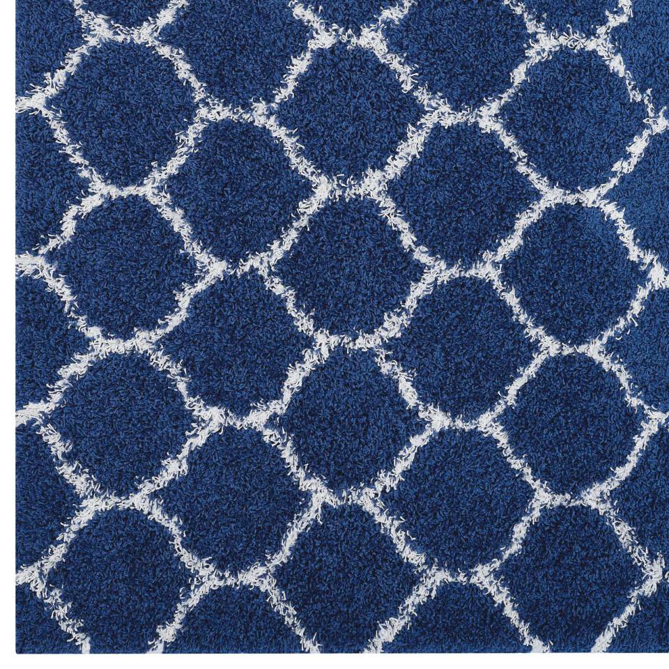 Modway Solvea Moroccan Trellis 8x10 Shag Area Rug - R-1143A-810 | Rugs | Modishstore - 3