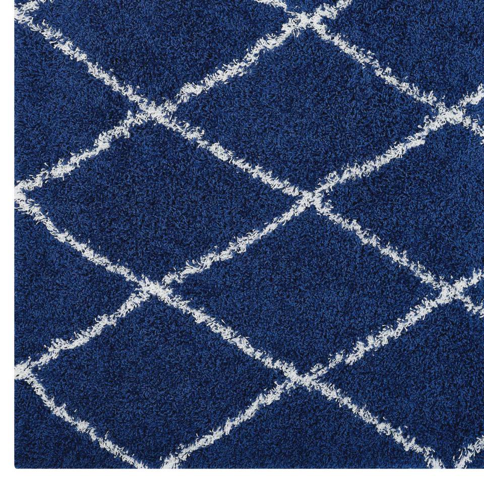 Modway Toryn Diamond Lattice 5x8 Shag Area Rug - R-1144-58 | Rugs | Modishstore - 3