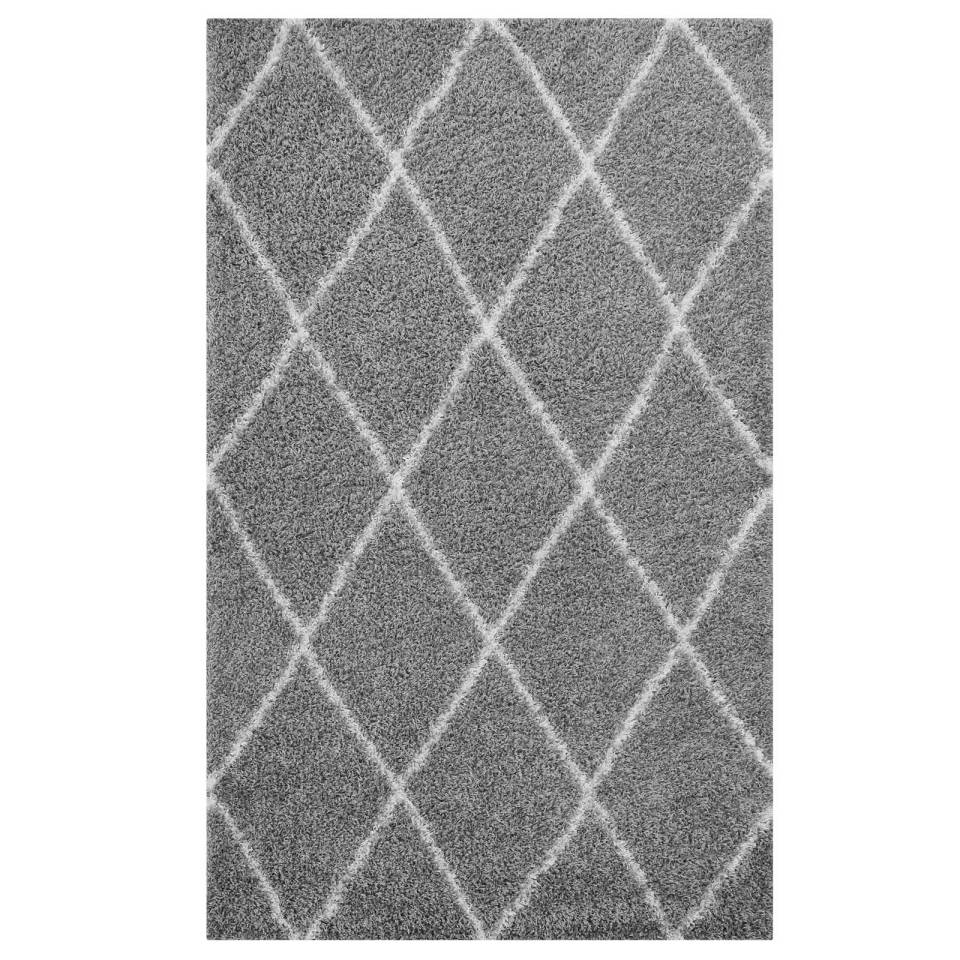 Modway Toryn Diamond Lattice 5x8 Shag Area Rug - R-1144-58 | Rugs | Modishstore - 8