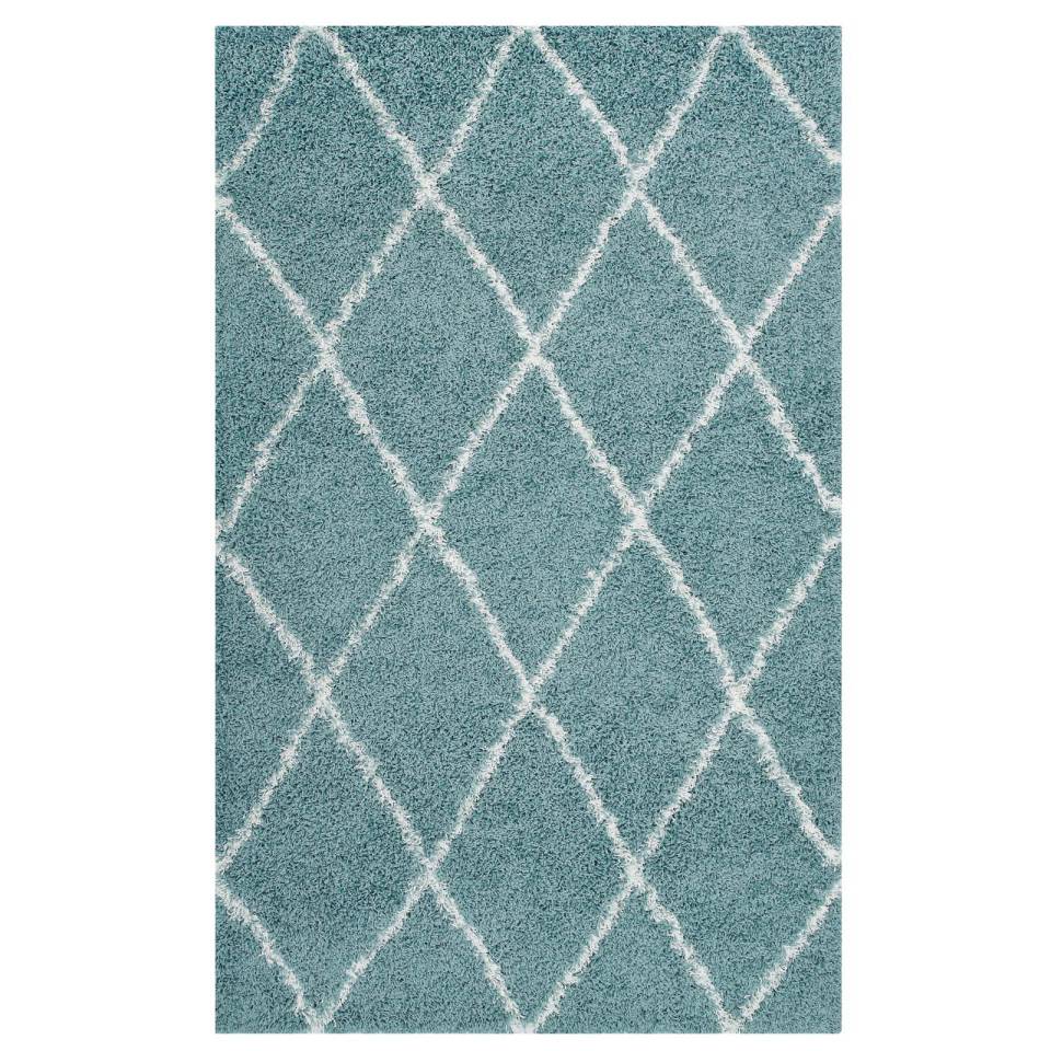 Modway Toryn Diamond Lattice 5x8 Shag Area Rug - R-1144-58 | Rugs | Modishstore - 11