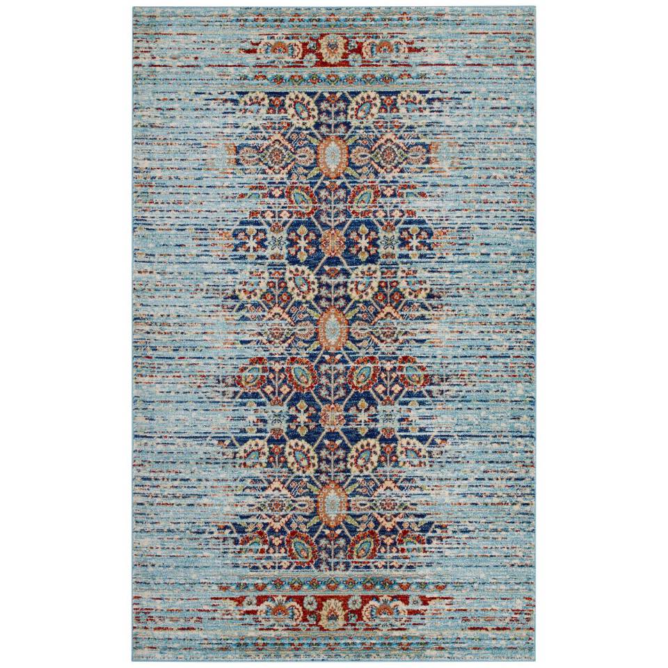 Modway Naria Distressed Persian Medallion 8x10 Area Rug - R-1146-810 | Rugs | Modishstore - 2