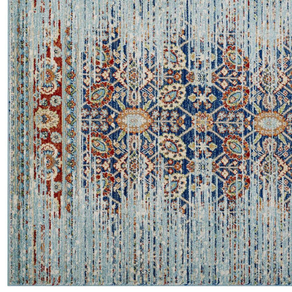 Modway Naria Distressed Persian Medallion 8x10 Area Rug | Rugs | Modishstore-3