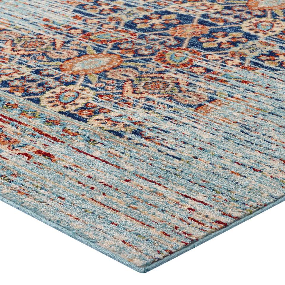 Modway Naria Distressed Persian Medallion 8x10 Area Rug - R-1146-810 | Rugs | Modishstore - 4