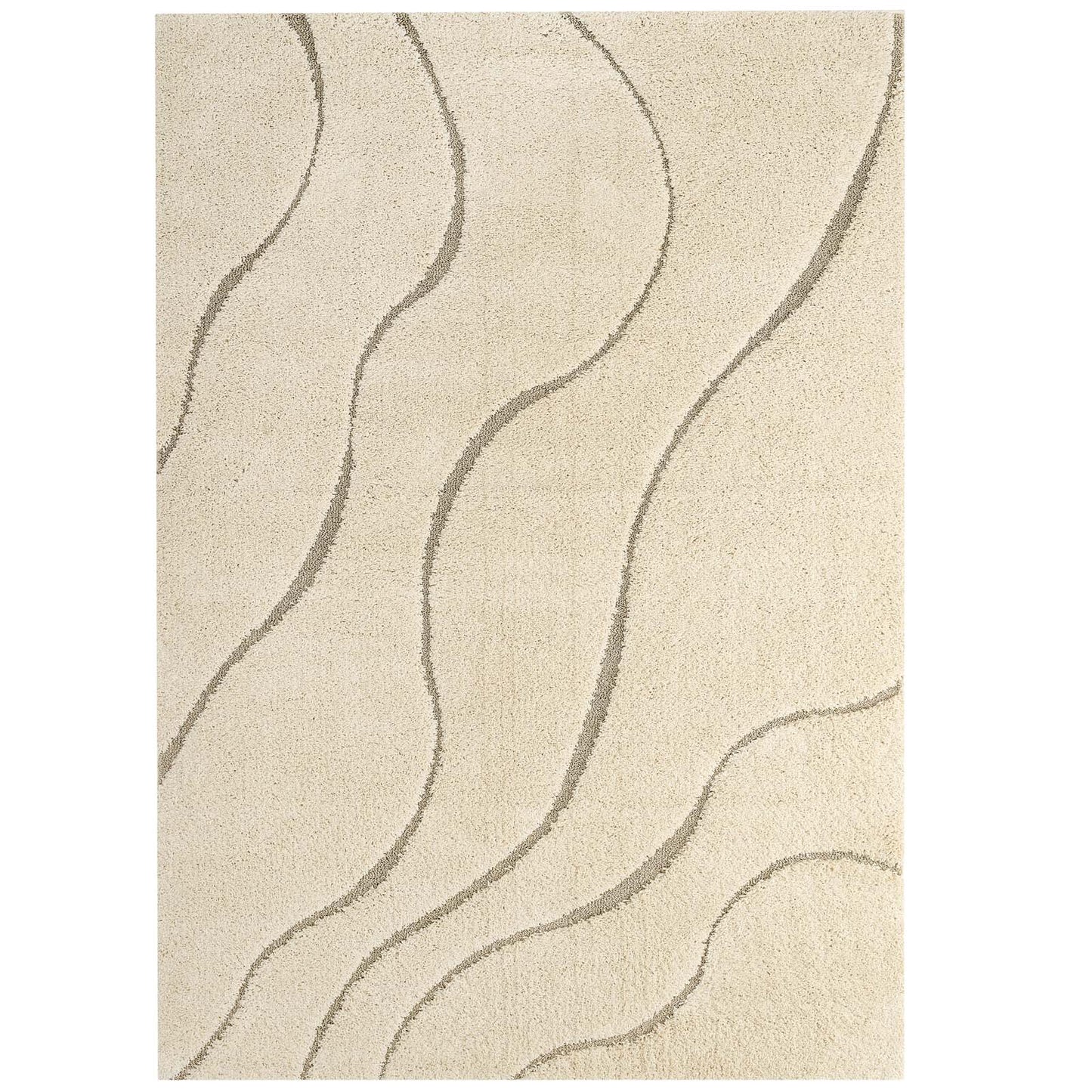 Modway Jubilant Abound Abstract Swirl 5x8 Shag Area Rug - R-1150-58 | Rugs | Modishstore - 1