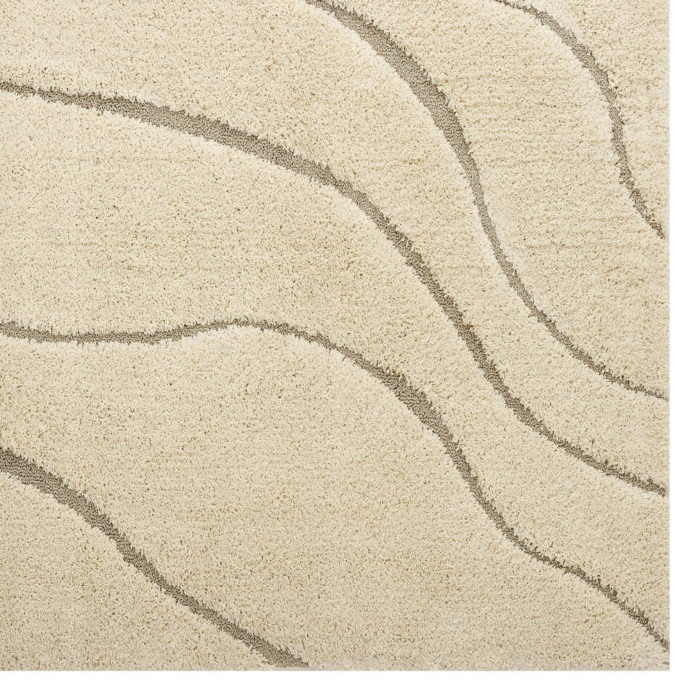 Modway Jubilant Abound Abstract Swirl 5x8 Shag Area Rug - R-1150-58 | Rugs | Modishstore - 2