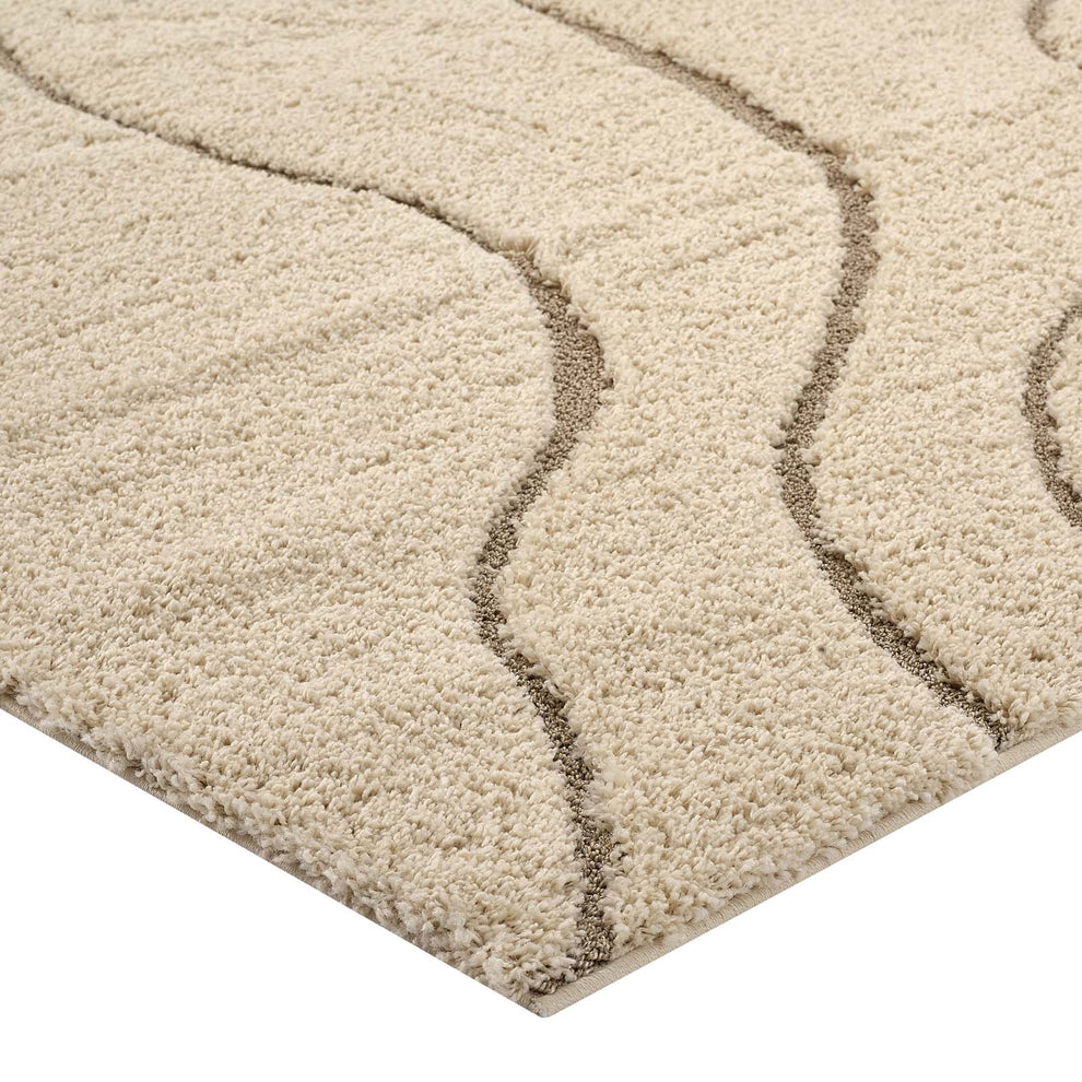 Modway Jubilant Abound Abstract Swirl 5x8 Shag Area Rug - R-1150-58 | Rugs | Modishstore - 3