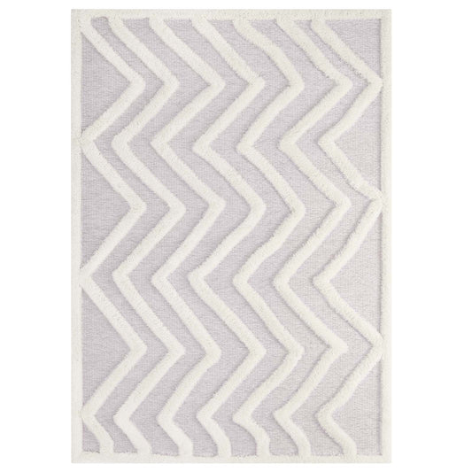 Modway Whimsical Pathway Abstract Chevron 5x8 Shag Area Rug | Rugs | Modishstore