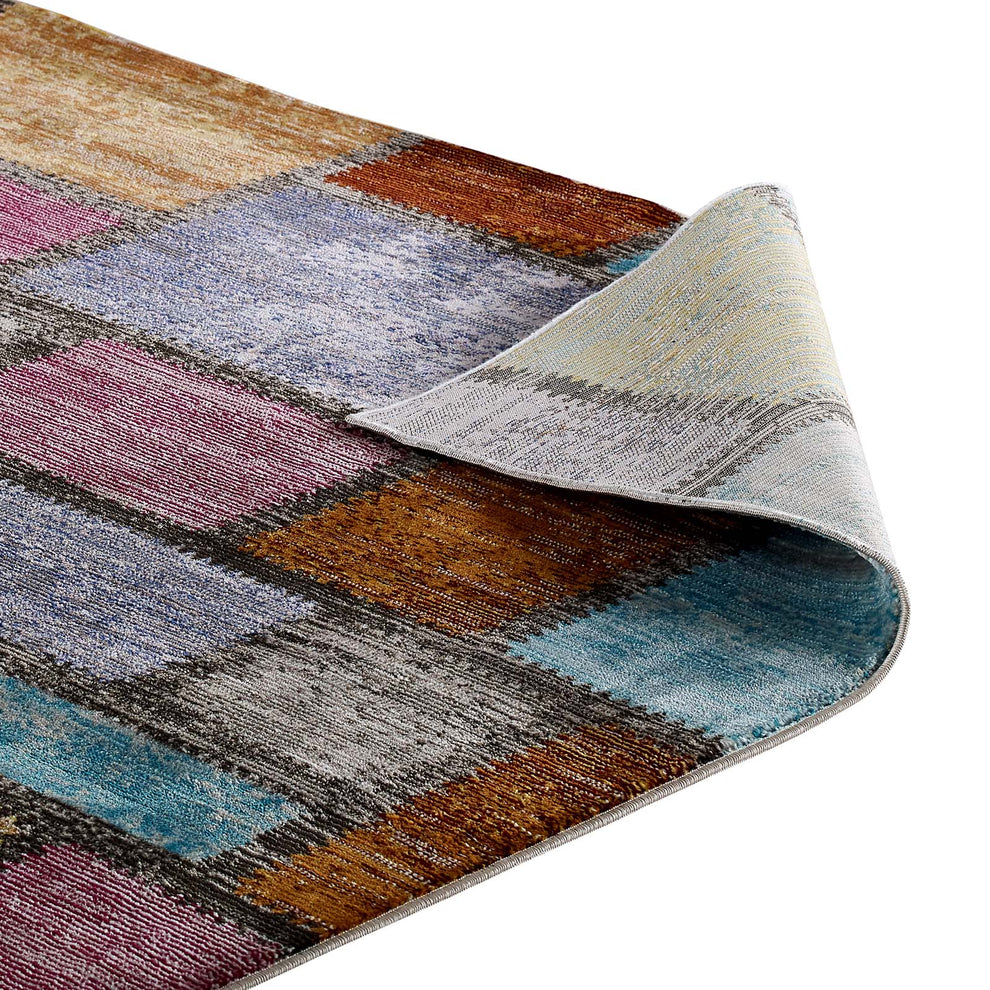 Modway Success Nyssa Abstract Geometric Mosaic 8x10 Area Rug Multicolored - R-1162-810 | Rugs | Modishstore - 5