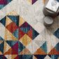 Modway Entourage Elettra Distressed Geometric Triangle Mosaic 8x10 Area Rug Multicolored | Rugs | Modishstore-8