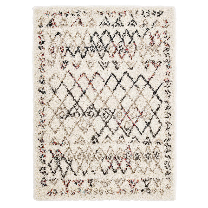 Modway Skadi Rainbow Diamond 5x8 Shag Area Rug - R-1194-58 | Rugs | Modishstore - 1