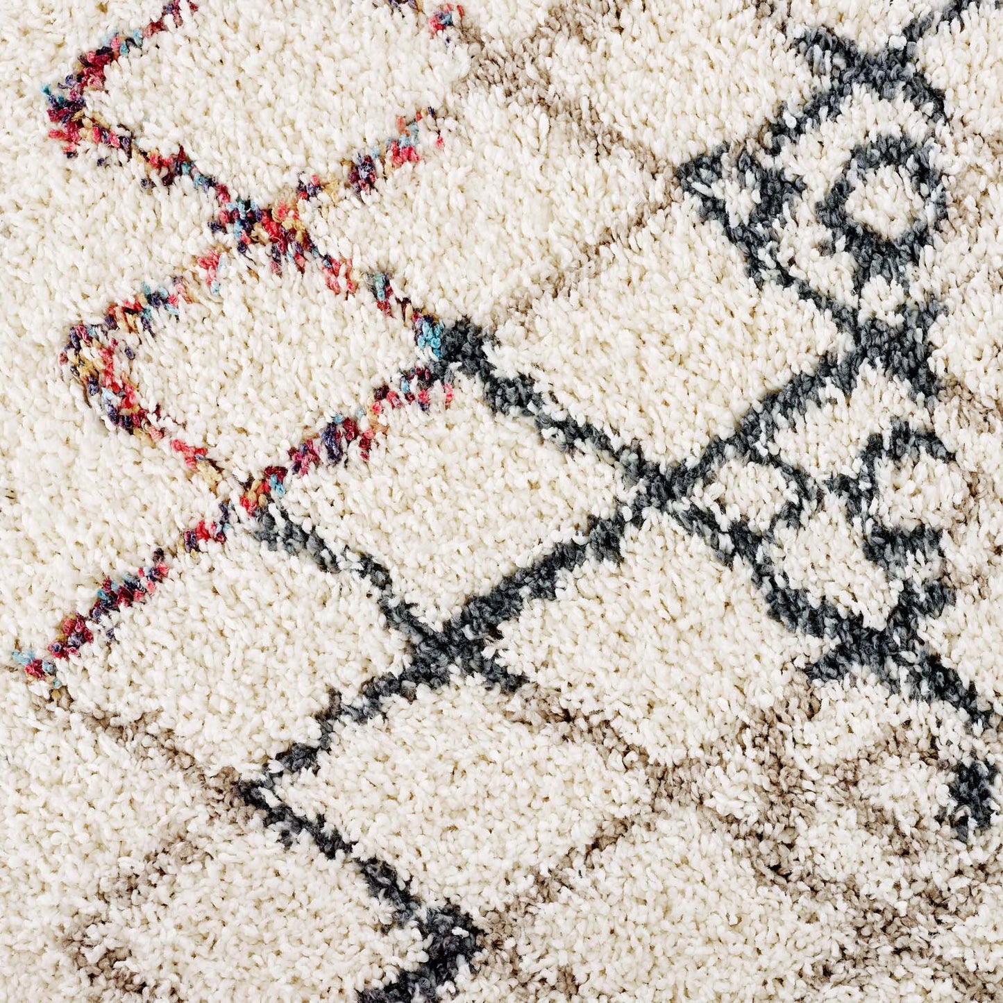 Modway Skadi Rainbow Diamond 5x8 Shag Area Rug - R-1194-58 | Rugs | Modishstore - 2