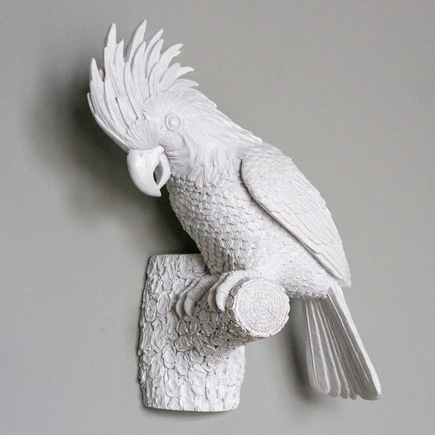 Parrott Bird 12.8"H Wall Art By Gold Leaf Design Group | Animals & Pets | Modishstore