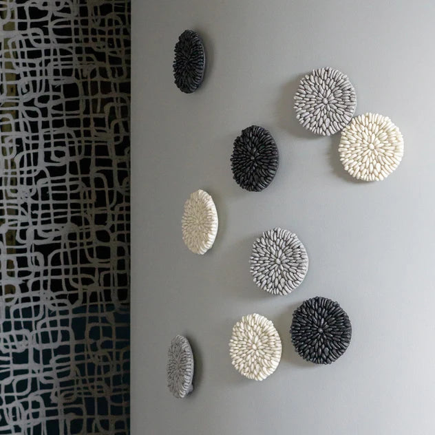 River Rock 6.75"D Wall Art, Po Set Of 3 By Gold Leaf Design Group | Wall Art | Modishstore - 2