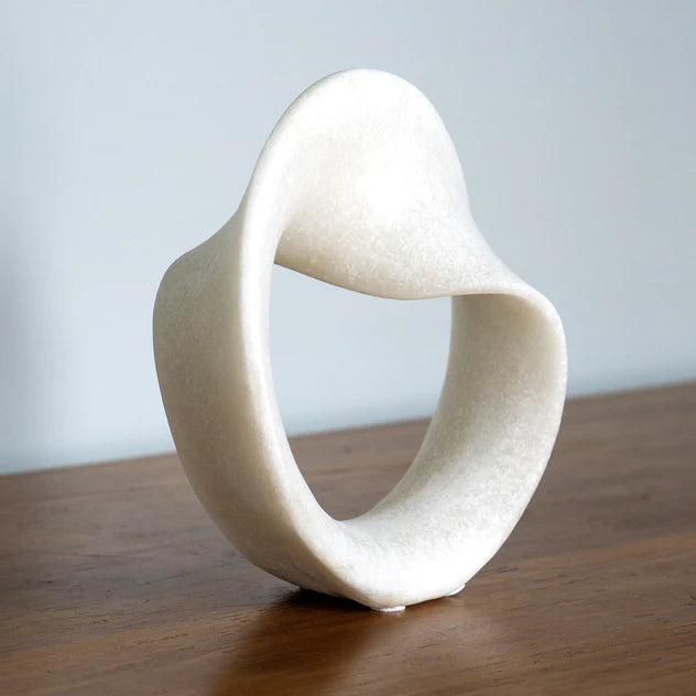 Mercury 7.5"H Sculpture, Cream By Gold Leaf Design Group | Sculptures | Modishstore - 2