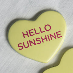Conversation Heart, Hello Suns By Gold Leaf Design Group Set Of 3
