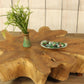 Antique Teak Thick Slab Coffee Table by Artisan Living-4
