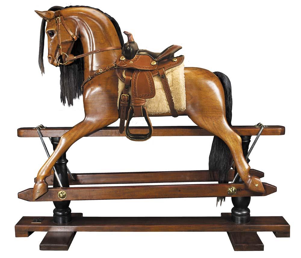 Rocking Horse - Western Saddle by Authentic Models | Animals & Pets | Modishstore