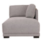 Moe's Home Collection Romeo Chaise Right Grey | Modishstore | Sofas-3