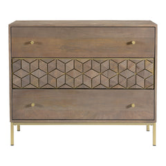 Corolla Three Drawer Chest By Moe's Home Collection