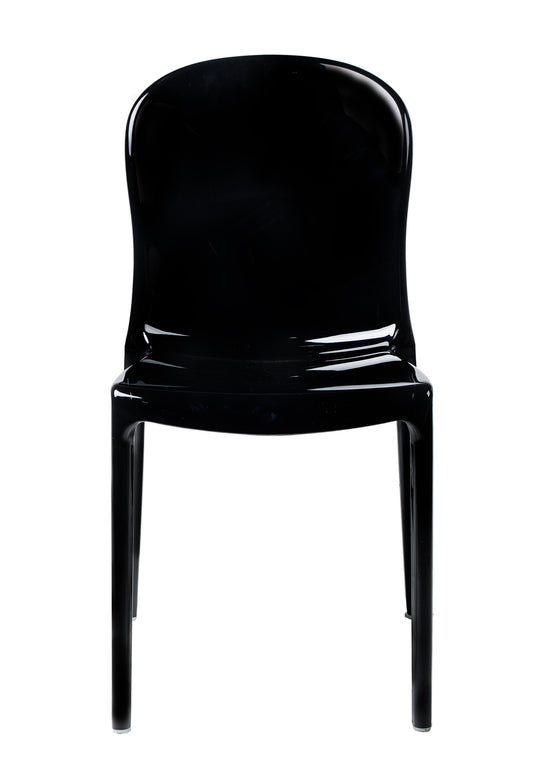 Set Of 4 Commerical Seating Products Rpc Bk Black Genoa Chairs By Csp | Side Chairs | Modishstore