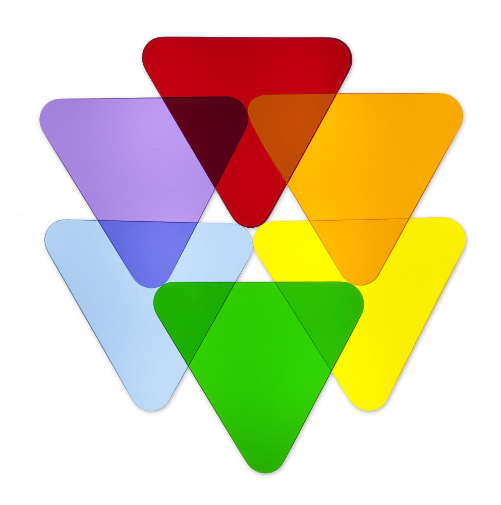 Whitney Brothers Kids' Playroom Fun-Color Wheel Acrylic Shapes | Kids Collection | Modishstore-3