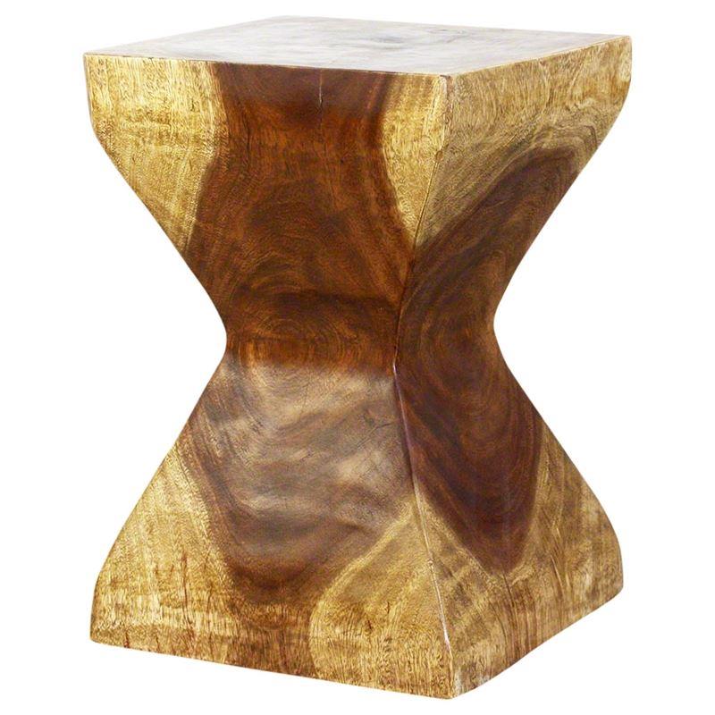 Haussmann Rest Stool 14" Sq - Antique Oak Oil | Stools & Benches | Modishstore-2