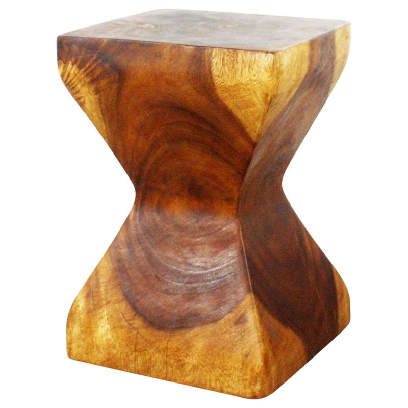 Haussmann Rest Stool 14" Sq - Walnut | Stools & Benches | Modishstore-3
