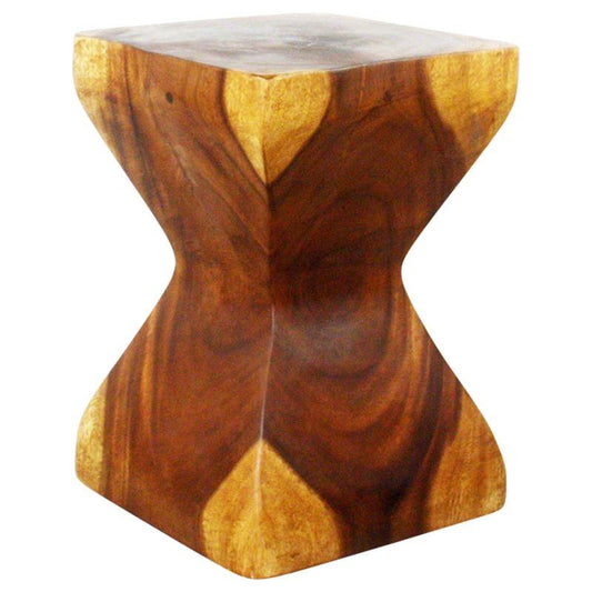 Haussmann Rest Stool 14" Sq - Walnut | Stools & Benches | Modishstore