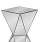 baxton studio rebecca contemporary multi faceted mirrored side table | Modish Furniture Store-4