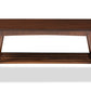Baxton Studio Sacramento Mid-century Modern Scandinavian Style Dark Walnut Coffee Table | Modishstore | Coffee Tables