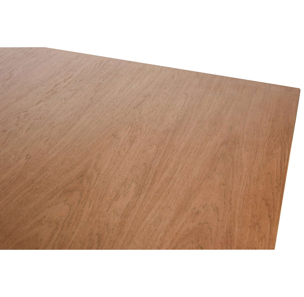 LeisureMod Ravenna Modern Rectangular Wood 63" Dining Table With Metal Y-Shaped Joint Legs | Dining Tables | Modishstore - 4