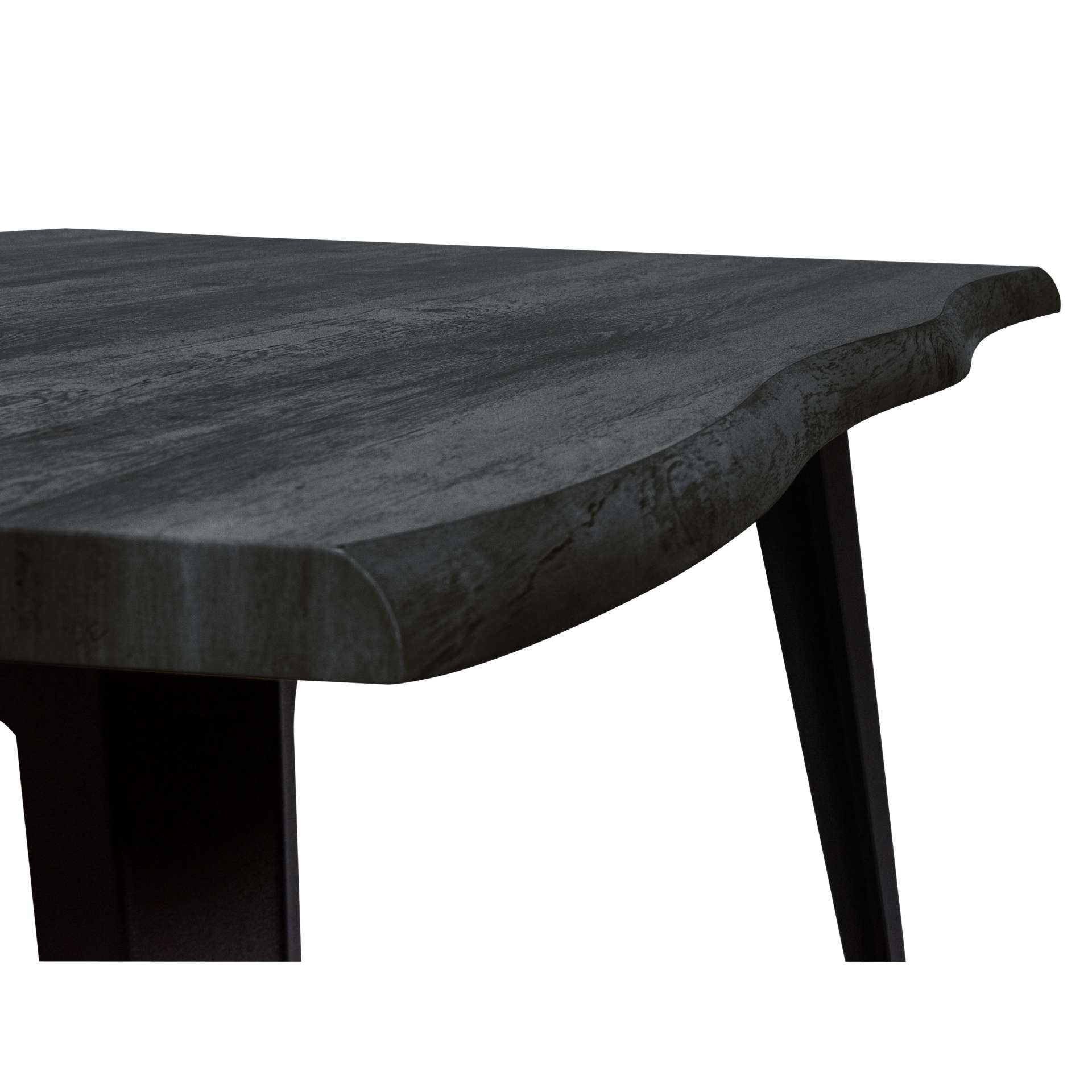 LeisureMod Ravenna Modern Rectangular Wood 63" Dining Table With Metal Legs | Dining Tables | Modishstore - 36