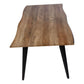 LeisureMod Ravenna Modern Rectangular Wood 63" Dining Table With Metal Legs | Dining Tables | Modishstore - 10