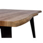 LeisureMod Ravenna Modern Rectangular Wood 63" Dining Table With Metal Legs | Dining Tables | Modishstore - 5