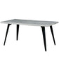LeisureMod Ravenna Modern Rectangular Wood 63" Dining Table With Metal Legs | Dining Tables | Modishstore - 20