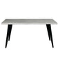 LeisureMod Ravenna Modern Rectangular Wood 63" Dining Table With Metal Legs | Dining Tables | Modishstore - 19