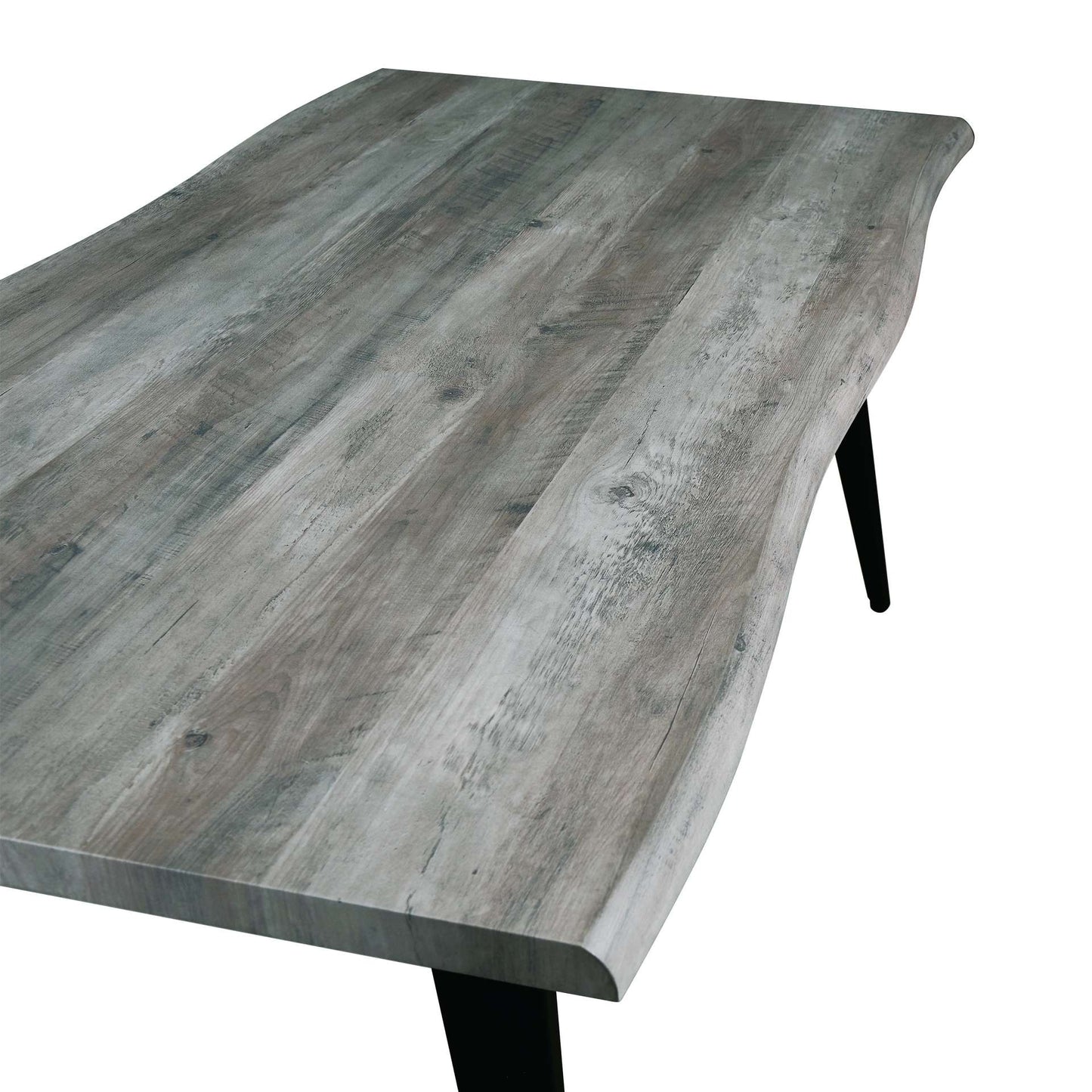 LeisureMod Ravenna Modern Rectangular Wood 63" Dining Table With Metal Legs | Dining Tables | Modishstore - 27