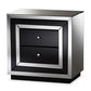 baxton studio cecilia hollywood regency glamour style mirrored 2 drawer nightstand | Modish Furniture Store-3