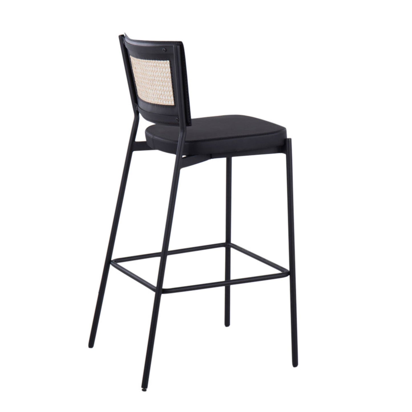 Rattan Tania Bar Stool - Set of 2 By LumiSource | Bar Stools | Modishstore - 4