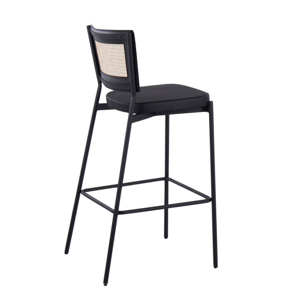 Rattan Tania Bar Stool - Set of 2 By LumiSource | Bar Stools | Modishstore - 4
