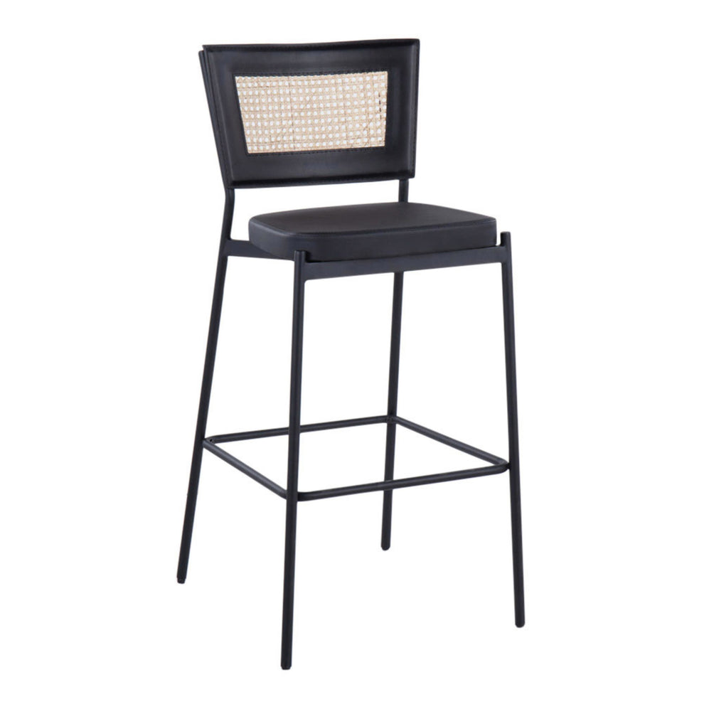 Rattan Tania Bar Stool - Set of 2 By LumiSource | Bar Stools | Modishstore - 2