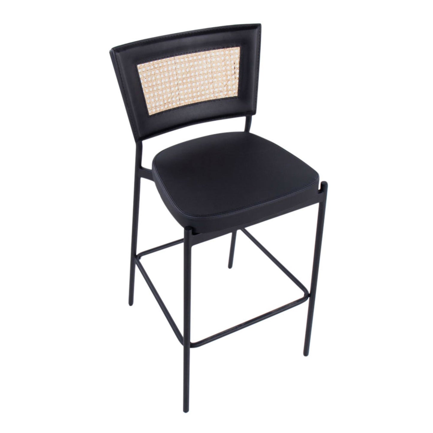 Rattan Tania Bar Stool - Set of 2 By LumiSource | Bar Stools | Modishstore - 7