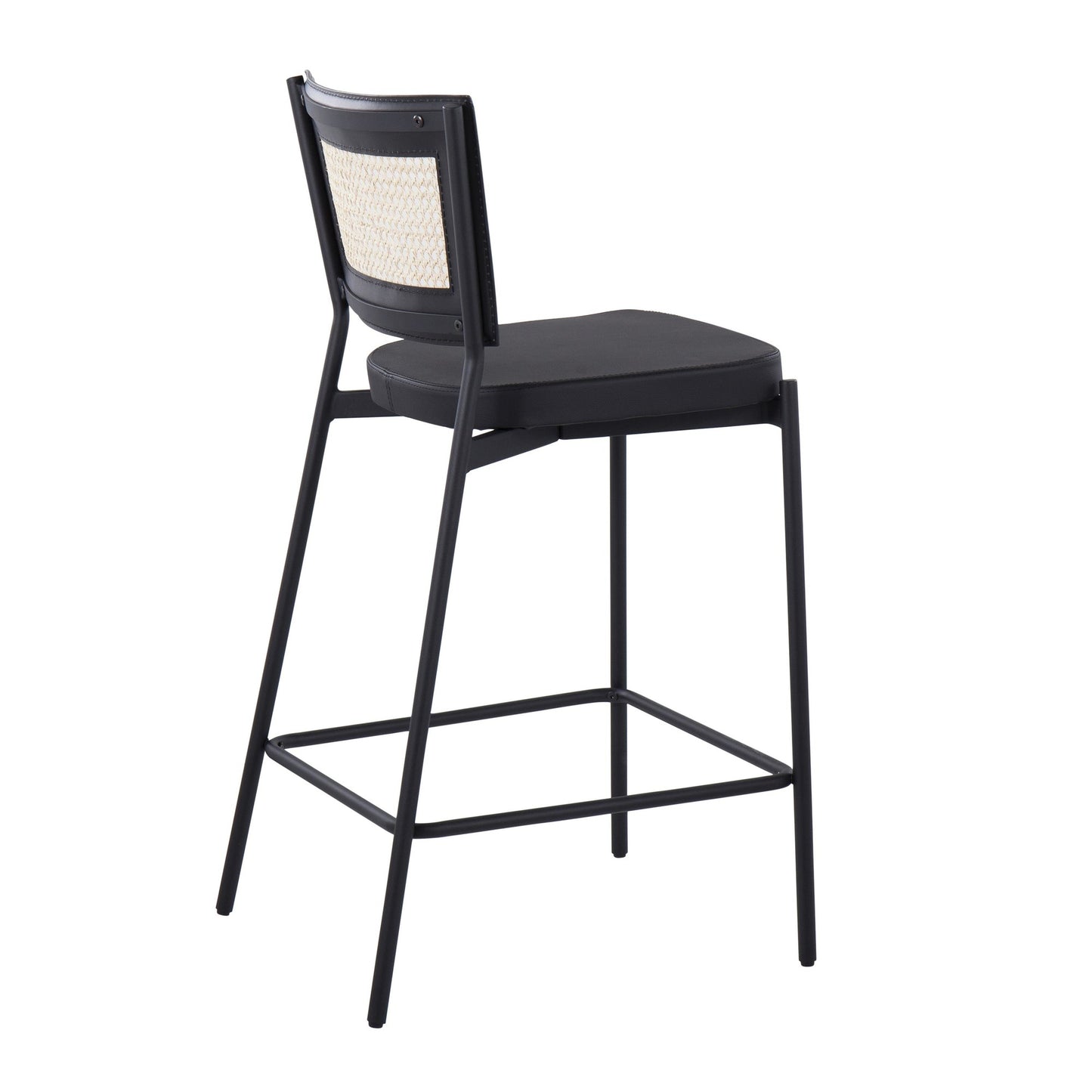 Rattan Tania Counter Stool - Set of 2 By LumiSource | Counter Stools | Modishstore - 4