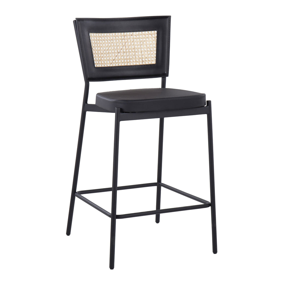 Rattan Tania Counter Stool - Set of 2 By LumiSource | Counter Stools | Modishstore - 2