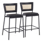 Rattan Tania Counter Stool - Set of 2 By LumiSource | Counter Stools | Modishstore