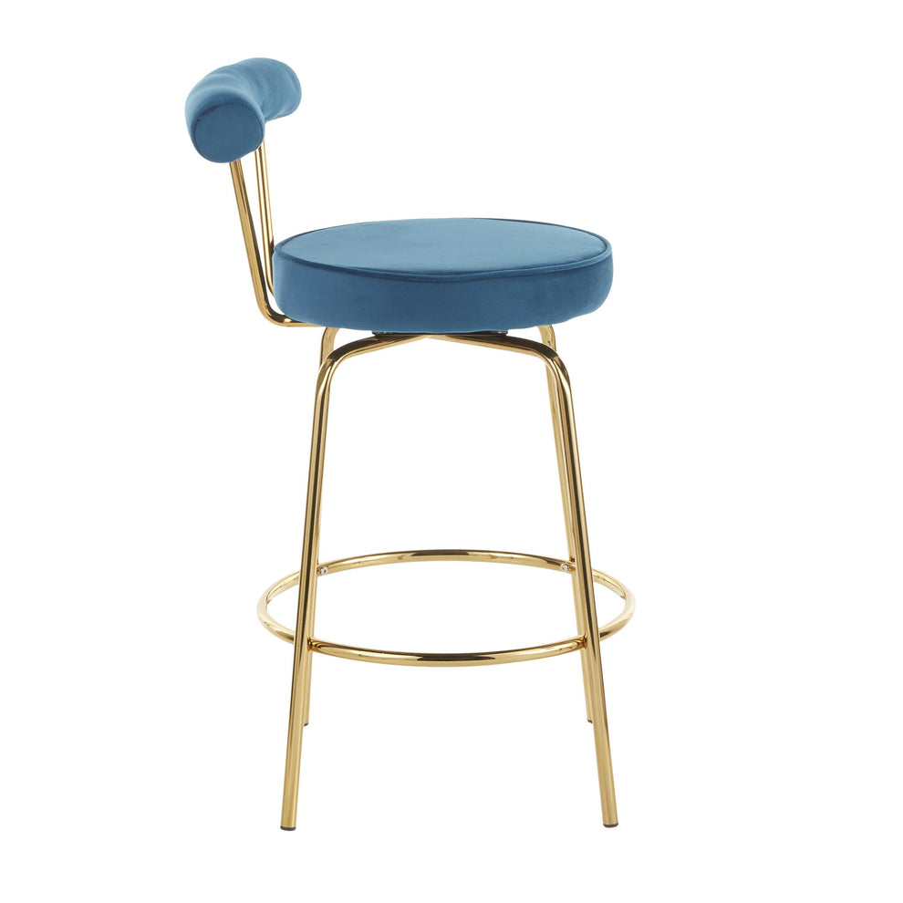 LumiSource Rhonda Counter Stool - Set of 2-7