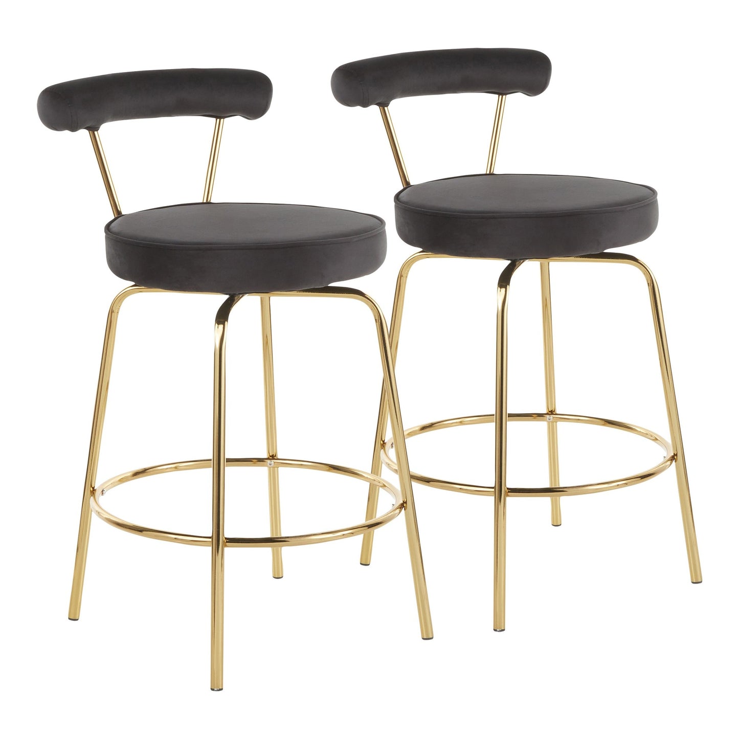 Rhonda Counter Stool - Set of 2 | Modishstore | Counter Stools