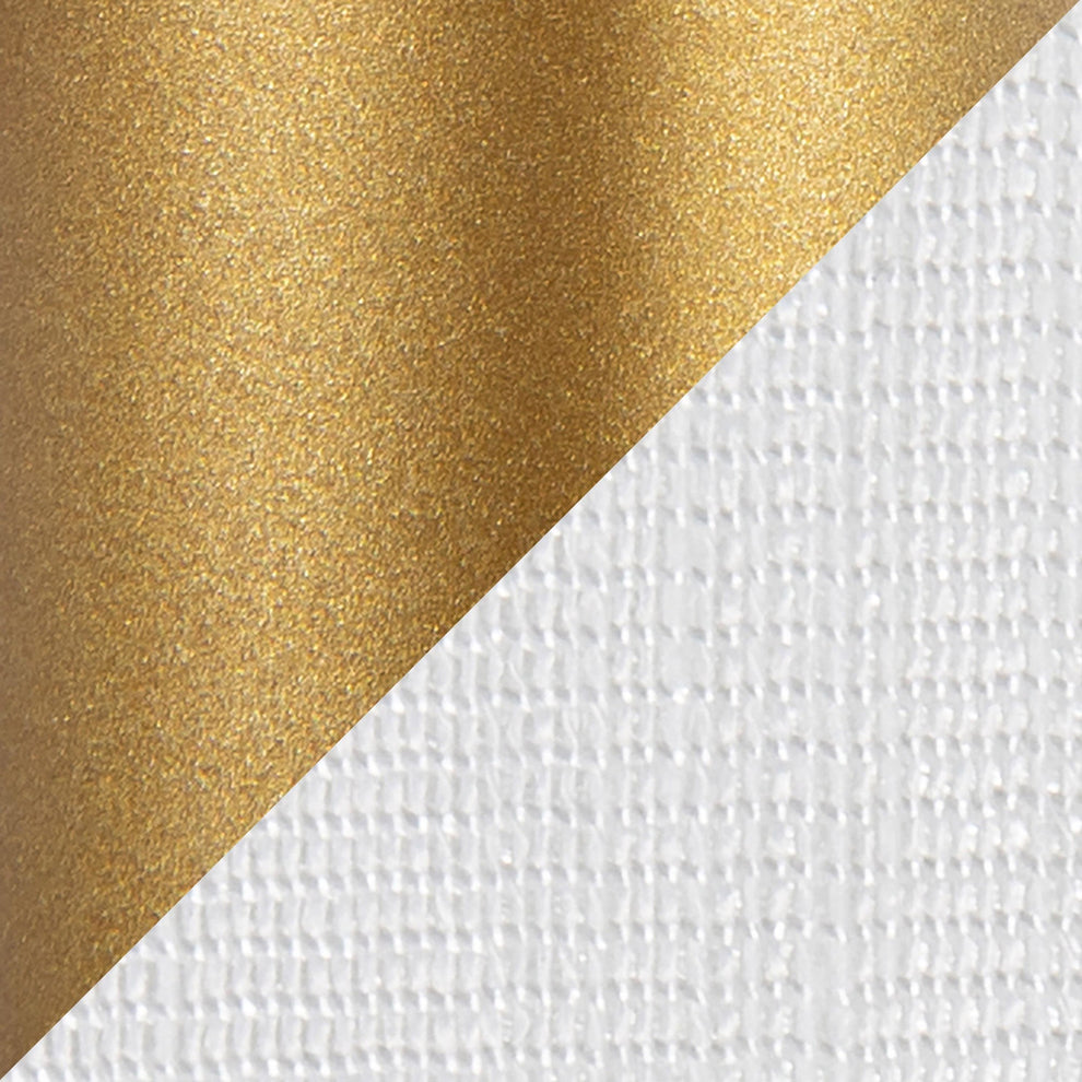 Rhonda Contemporary/Glam Floor Lamp in Gold Metal with White Shade By LumiSource | Floor Lamps | Modishstore - 4